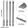 Mesee 16 Pieces 4 Inch Long Magnetic Screwdriver Bit Set,