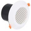 PATIKIL 4 Inch Round Air Vent Spring Loaded, ABS Soffit