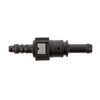 LST Quick coupling with counterpart set, fuel line, straight, smooth,