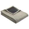 IBENA Reversible Classic Herringbone Jacquard Woven Velour Blanket Throw Aberdeen