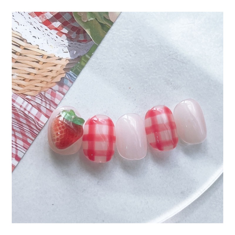 Strawberry Picnic - Oval / 딸기피크닉 - 오벌