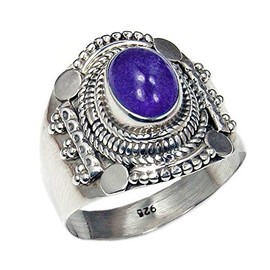 The Silver Plaza Sterling Silver Tanzanite Ring, Size 6.5