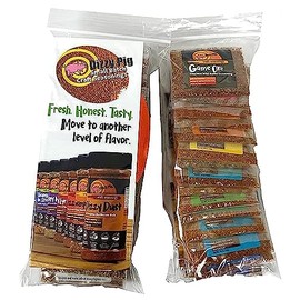Dizzy Pig Original Seasoning & Rub Blends Sampler Pack (17 Individual Samples) - Hand Made in the USA - Each Pack Seasons 2-4 lbs of Food - MSG Free, Gluten Free