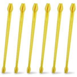 Plastic Fishing Hook Disgorger Snelled Fish Hook Remover Tool Portable Fishhook Extractor Detacher Dehooker Fishing Gear Accessory Small Large 6pcs