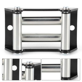 Yuecoom Universal Heavy Duty Winch Roller Guide Electroplated 110mm Hole Metal Winch Roller Guide Distance with Strong Construction