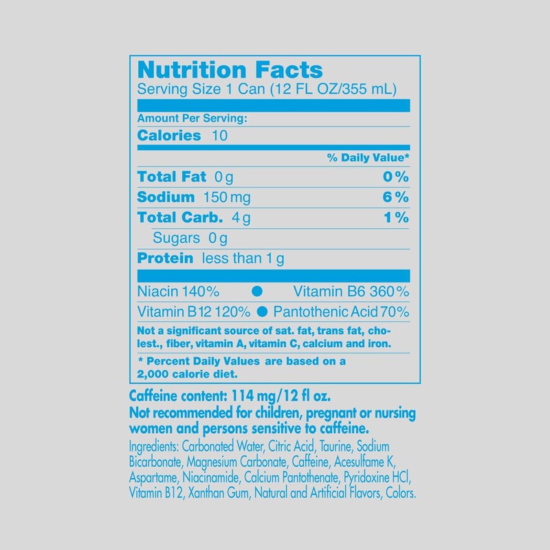 Red Bull Energy Drink Sugar Free 4 Pack of 12