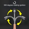 Windproof Pulse Ignition Portable BBQ Lighter Barbecue Lighter with Battery