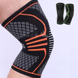 Jogging Sports Knee Brace Football Basketball Knee Band Volleyball Orange*L