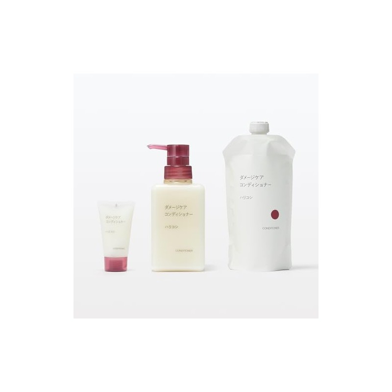 MUJI OAO46A3A Damage Care Conditioner, Harikoshi Refill, 12.0 oz (340