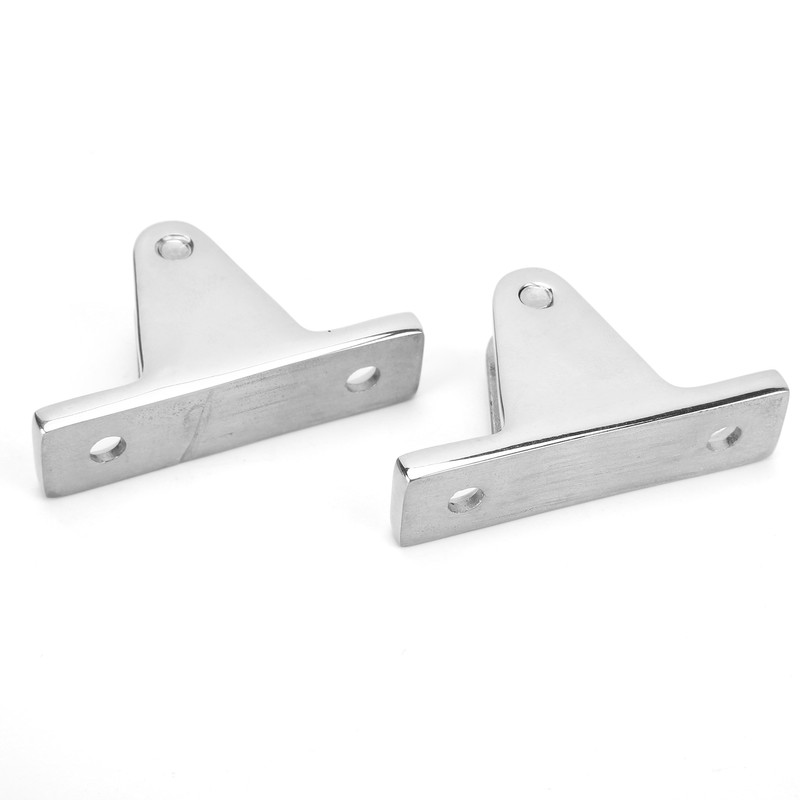 2pcs Bimini Top 90° Deck Hinge 316 Stainless Steel Heavy