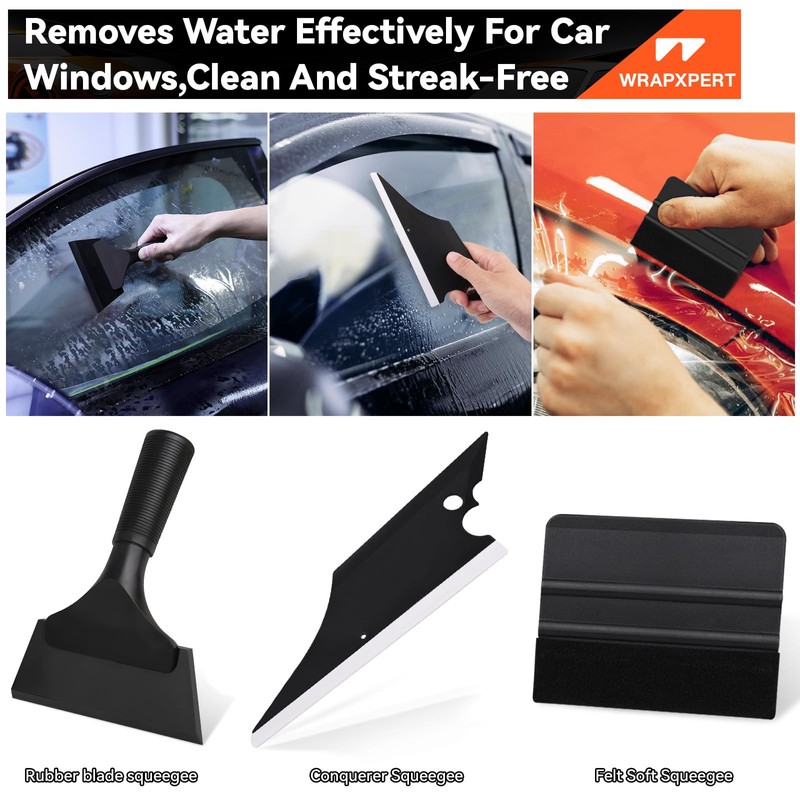 WRAPXPERT Window Tint Kit 15 PCS Vinyl Wrap Tools Kit