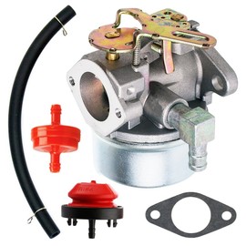 Yingshop Carburetor with Gasket Fuel Filte Line for Tecumseh 632107 632536 640084 640105 640299 632107A 640084A 640084B 640299A 640299B 4HP 5HP HSK40 HSK50 HS50 HSSK40 HSSK50 HSSK55 LH195SA LH195SP