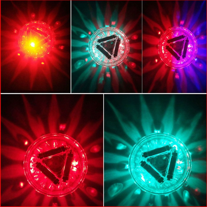 Swimming Pool Light Diamond Shaped Color Changing Battery Powered Pool