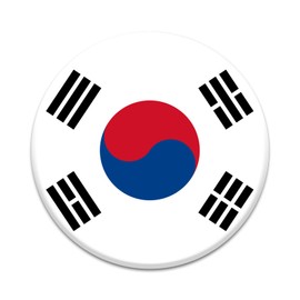2X Sticker Set - South Korean Flag - for Phone Grip Stent Cell Phones Tablets (Stickers Only)