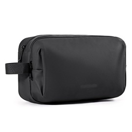 Havenry Black Unisex Toiletry Bag - Durable Travel Toiletries Bag for Men & Women - Versatile Wash Bag - Compact Men & Women Toiletry Travel Kit - Ideal Hanging Toiletry Organizer for Travel
