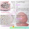 qiipii 3000PCS 5mm Purple Violet Crystal Resin Rhinestones for Crafts
