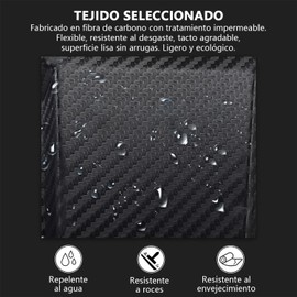Bolsa de Muslo Impermeable para Moto, Bolsa de Pierna Ajustable Anti-Impacto, Almacenamiento Multicapa, Agujero para Auriculares, Riñonera Táctica para Motociclismo, Senderismo y Viajes