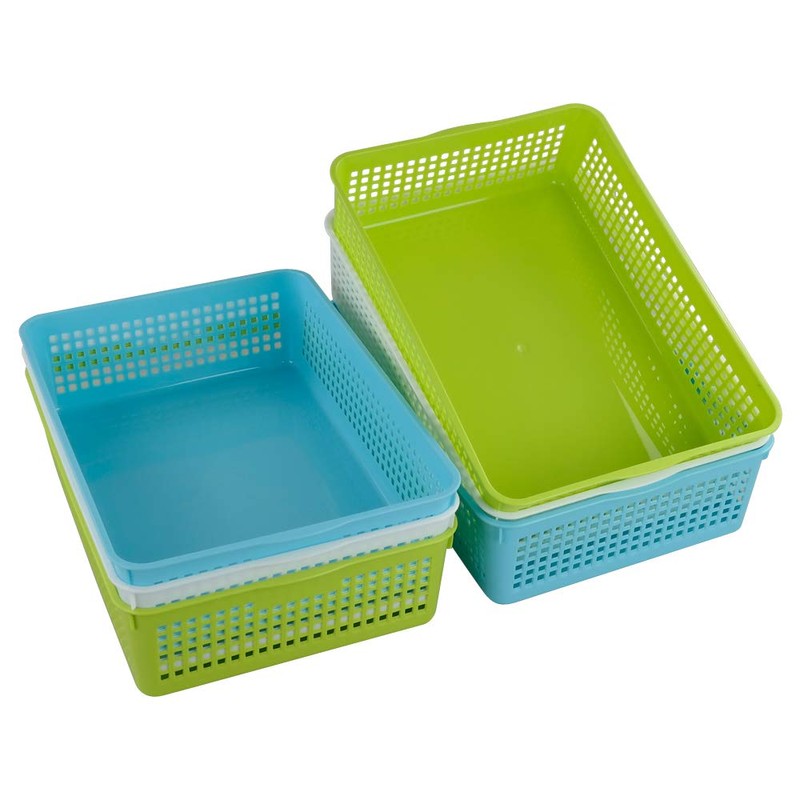 Ucake Plastic A4 Paper Storage Baskets, Storage Basket Tray, 6
