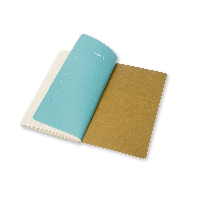 Moleskine Chapters Journal Tawny Olive Slim Medium Dotted