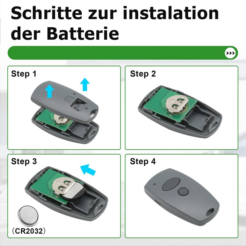 3PCS Garage Door Opener Hand Transmitter Compatible with 868Mhz Marantec