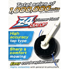 Diatop 4 Inch Tap-type Nylon Cord Cutter, Z4 (Diameter 4.3 inches (11 cm), Dia-Top, Compatible with Most Domestic Engines, Electric Grass Trimmers, Replacement Blades, Lawn and Walls, Low Noise,