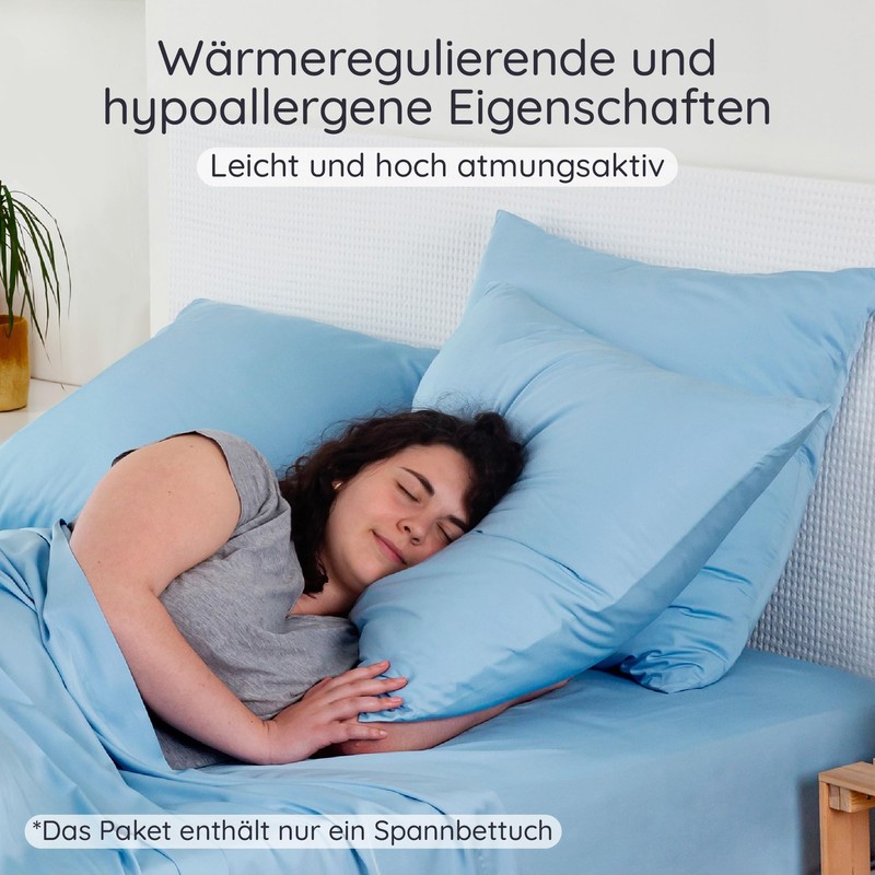 Light Blue Bed Sheet, Bed Sheet 150 x 200 cm,