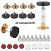 WANGCL 4 Packs Height Adjustable Bed Frame Headboard Stopper Telescopic