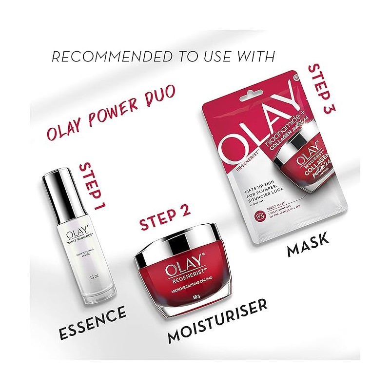 Olay Regenerist Niacinamide + Collagen Peptide24 Sheet Mask
