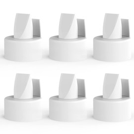 Papablic [6-Count] Papablic New Duckbill Valves for Spectra and Medela, Replaceable Duckbill Valves for Spectra S1 Spectra S2 valves and Medela Pump in Style, BPA/DEHP Free