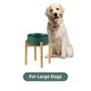 Havniva Ceramic Raised Dog Bowl Set, Elevated Dog Bowl with