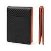 MUXILING Slim Wallets for Men Leather Money Clip RFID Blocking