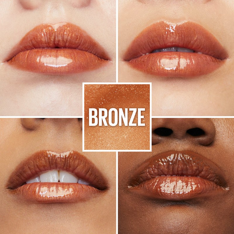 Maybelline Lifter Gloss Bronzed Lip Gloss, Lasting Hydration Formula With