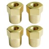 Ampper 3/8-16 Thread Female Brass Battery Terminal Post Adapter Battery