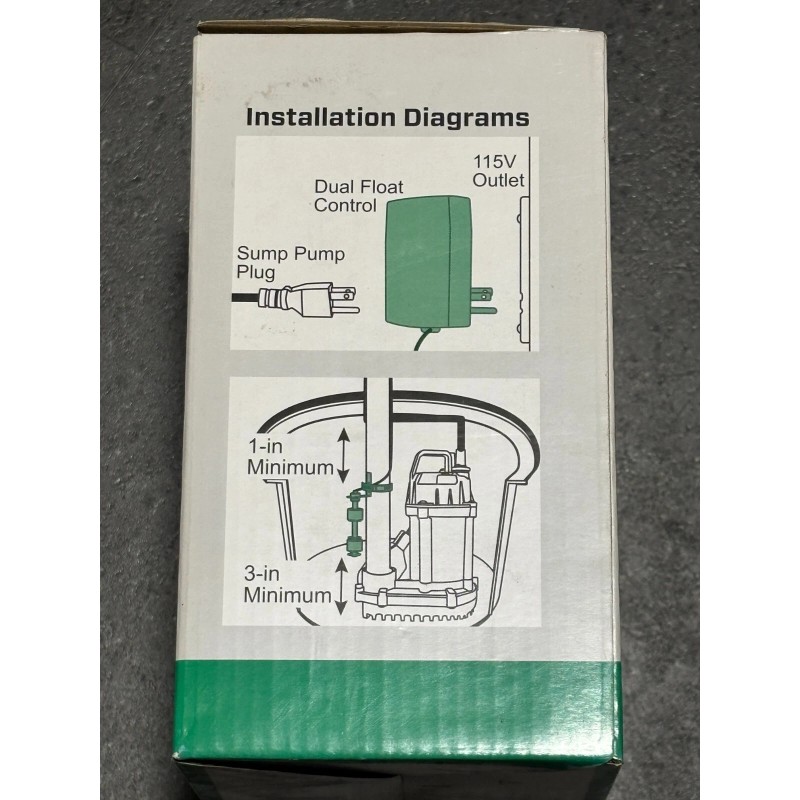 Sentry Basement Sentry Sump Pump Dual Float Switch & Controller