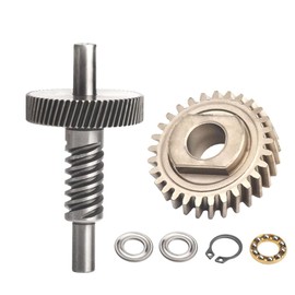 9706529 W11086780 9709231 WP9709231 Worm Gear Replace Parts with 9703680 Circlip Compatible with Whirlpool/Kitchenaid Stand Mixer