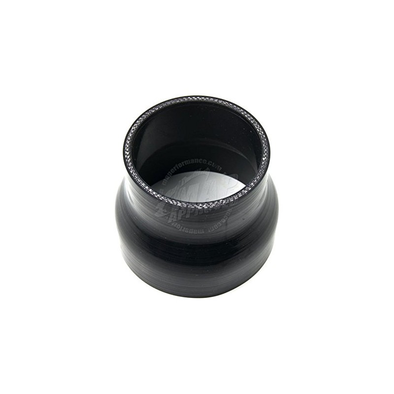 S1D 3.5" to 2.75 inch Black Silicone Coupler Straight Reducer
