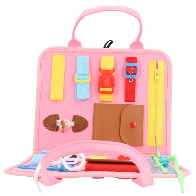 Educational Activity Developing Sensory Board Kids Dress Learning Board Toy