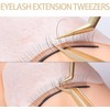 1 PCS Multipurpose Pointy Hook 45 Degree Eyelash Extension Tweezer