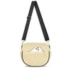 BBORGDC Summer Straw Bum Bag for Women, Woven Crossbody Fanny