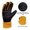 Intra-FIT Yellow Unisex Protective Glove, 3D Curved Fingers, Heat and
