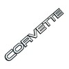 1Pc 84-89 Corvette Rear Bumper Emblem 3D Badge Letters Nameplate