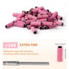 OBEEGOO 120Pcs 240 Grit Mini Nail Drill Sanding Bands with
