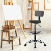 Upgrade Your Workspace with Venus Adjustable Drafting Stool - Premium