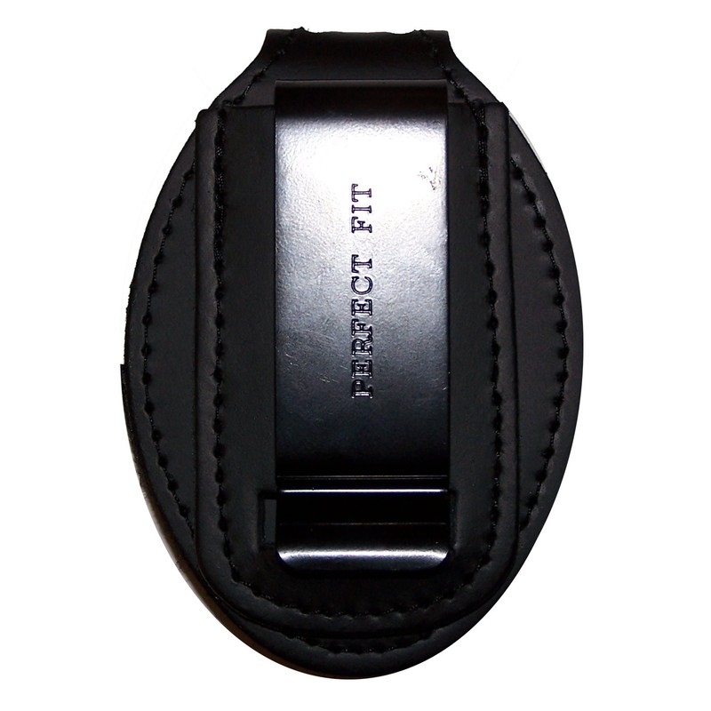 Perfect Fit FBI Belt Clip Badge Holder with Pocket and