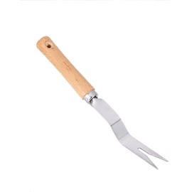 SagaSave 1/2 Pcs Mini Manual Hand Weeder with Wood Handle Garden Seedling Transplanter Weeding Digging Grass Lawn Trimming Remover Tool