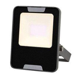 Tecnolite - Lámpara de Piso Reflector LED Exterior para Jardín o Patio, Luz Suave Cálida 20W IP65 a Prueba de Polvo y Agua, Estructura Resistente a la Interperie Flood light