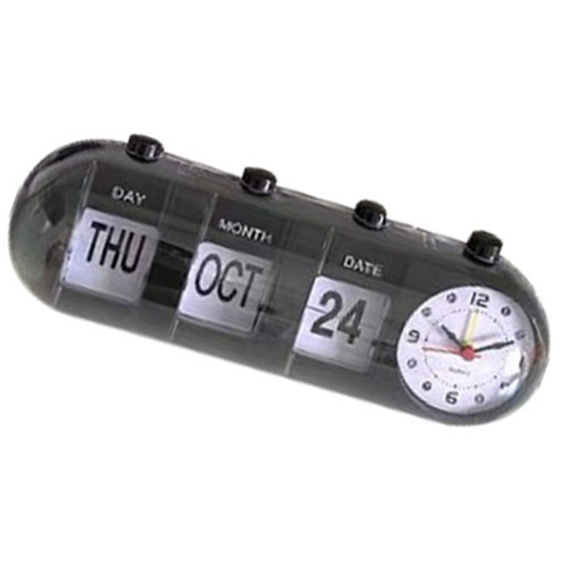 Calendar Alarm Clock Innovative Shape Decorative Jump Desktop Clock for