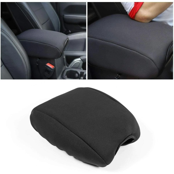 SHINEKA Center Console Armrest Pad Cover for Jeep Wrangler JL