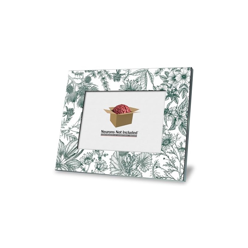 Medicinal Plants Picture Frame - Holds 5x7 Photo-Overall size 8x10