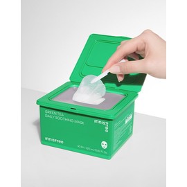 Innisfree [이니스프리] 그린티 데일리 수딩 마스크 30매 Innisfree Green Tea Daily Sooting Mask 30 Sheets